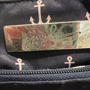 Ju-Ju-Be Nautical Navy and Gold Baby Bag